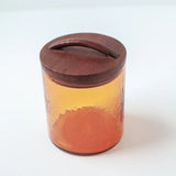 Amber Glass Canister