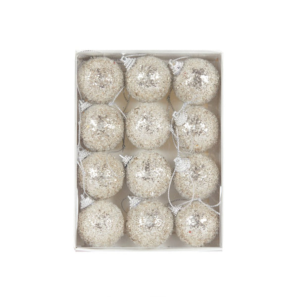Mini Champagne Sugar Bauble 12 pack