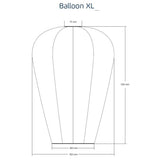 Outdoor LED Solar Lantern Balloon XL