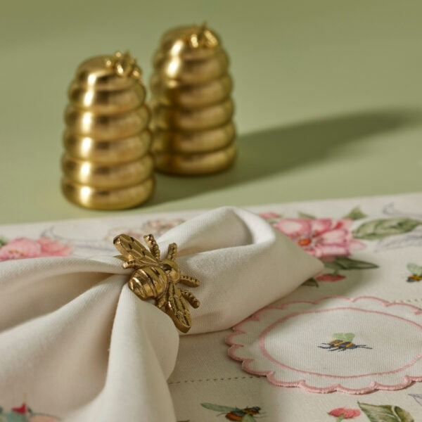 Bee Napkin Rings set of 4