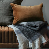 Bivio Graphite/Sienna Throw