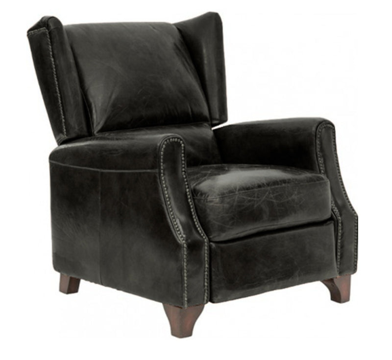 Black Leather Recliner