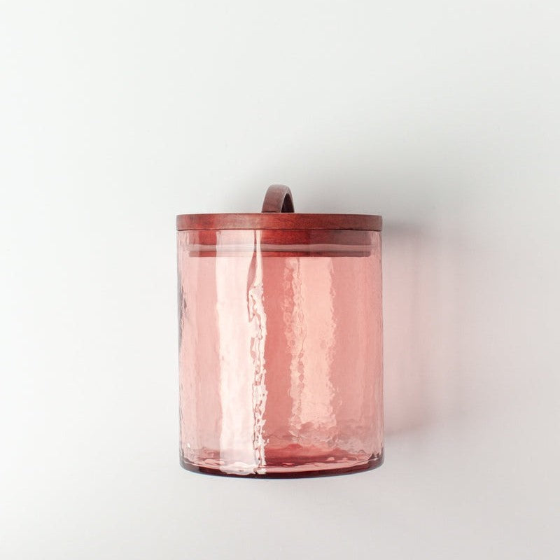 Blush Glass Canister