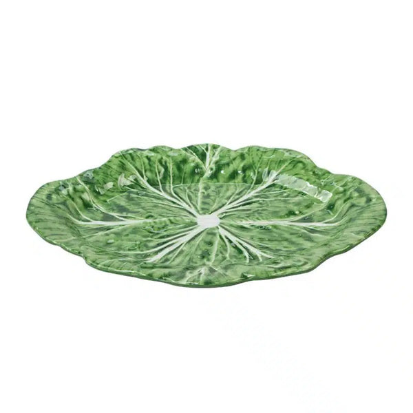 Cabbage Melamine Oval Platter 50cm - Green