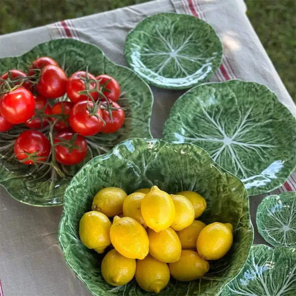 Cabbage Melamine Bowl 32cm Green