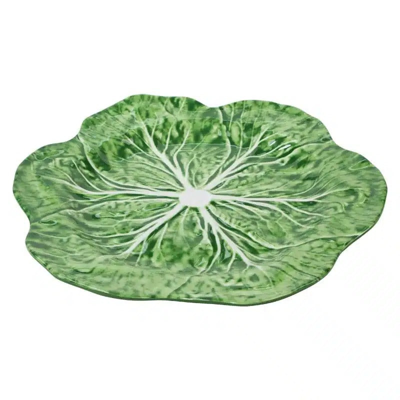 Cabbage Melamine Round 40cm Platter - Green