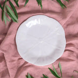 Cabbage Melamine Side Plate - White