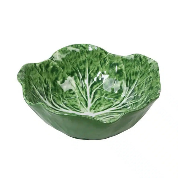 Cabbage Melamine Bowl 27cm - Green
