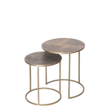 Cassablanca Gold Side Table (set of 2)