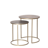 Cassablanca Gold Side Table (set of 2)