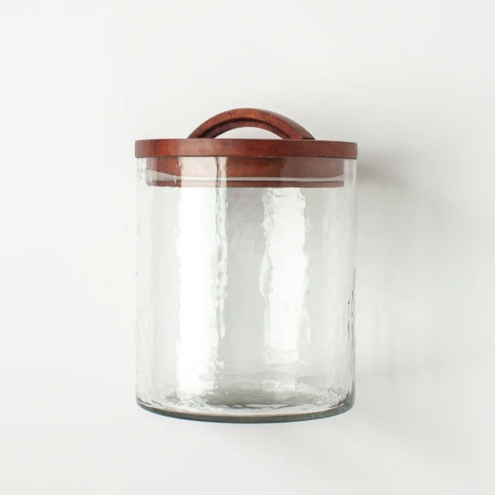 Clear Glass Canister