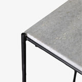 Cross Bar Iron & Marble Console