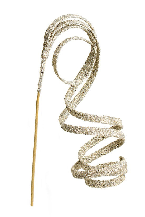 Curly Champagne Glitter Spray