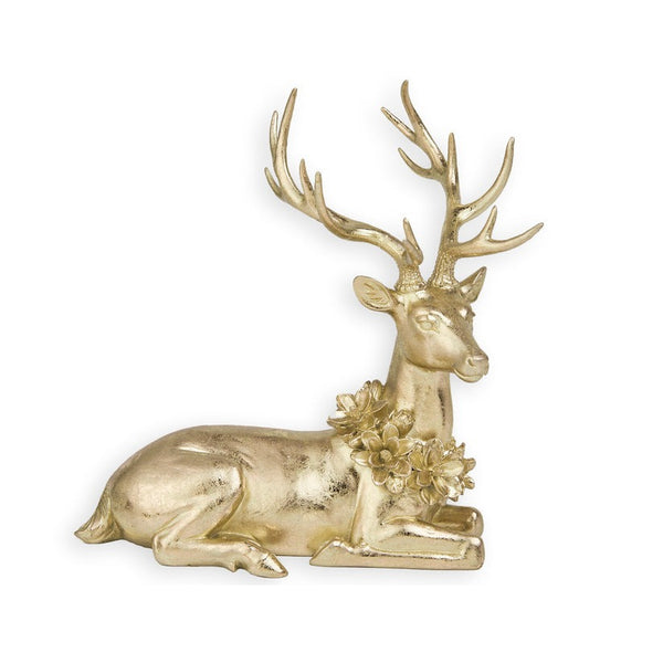 Lying Magnolia Deer - Champagne