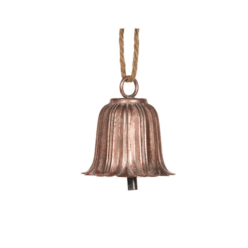 Antique Bronze Flower Bell