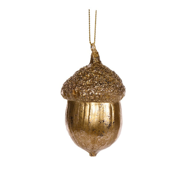 Metallic Hanging Acorn