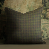 Deep Moss Plaid Cushion