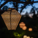 Outdoor LED Solar Lantern Diamond 28cm