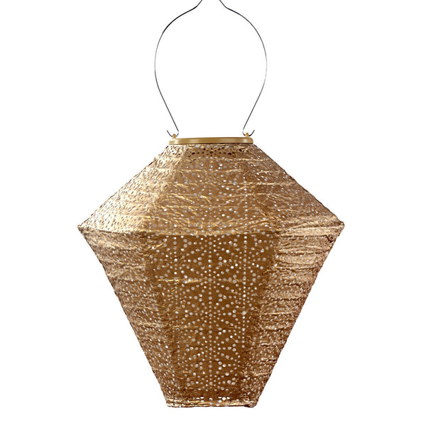 Outdoor LED Solar Lantern Diamond 28cm