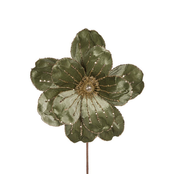 Large Sage Velour Magnolia