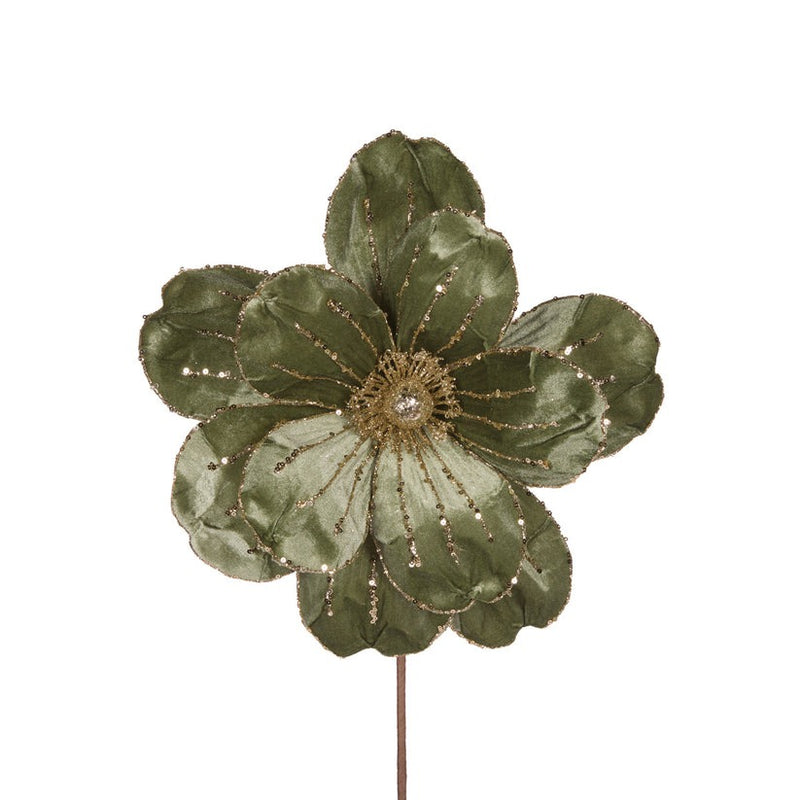 Large Sage Velour Magnolia