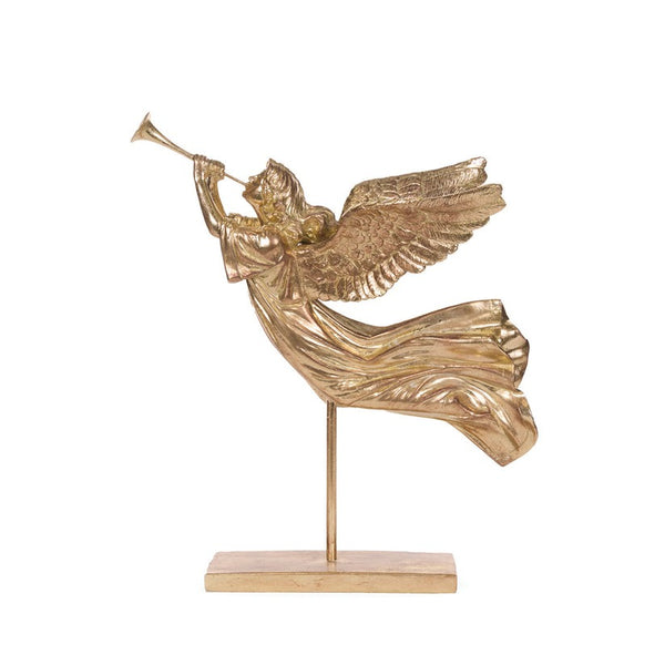Gilded Angel with Trumpet 45cm