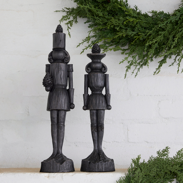 Rustic Pinecone Soldier 45cm