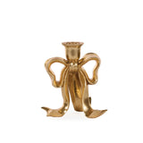 Gilded Bow Candle Holder - Small