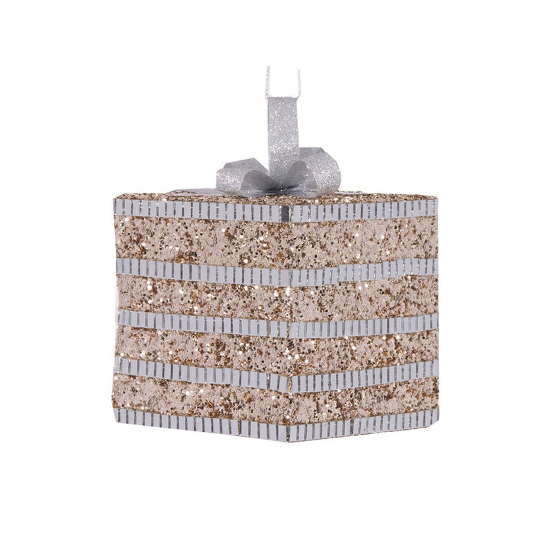 Champagne Mirrored Glitter Gift Box