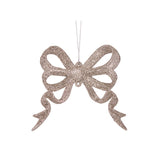 Champagne Glitter Bow