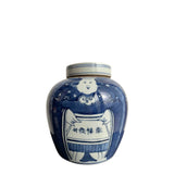 Ginger Pot with Portly Figurine