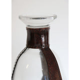 Glass & Leather Decanter