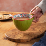 Green & Blue Geometric Mug