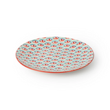 Green & Blue Geometric Side Plate
