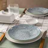 Grey Floral Side Plate
