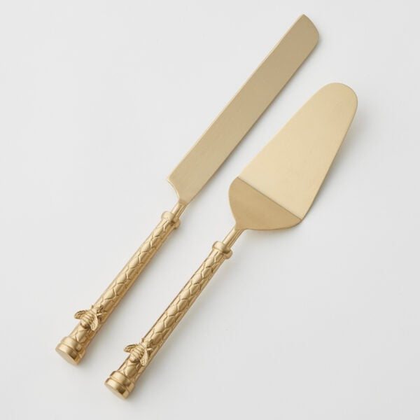 Honeycomb Cake Servers