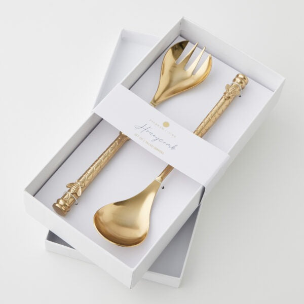 Honeycomb Salad Servers