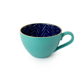 Indigo Chevron Mug