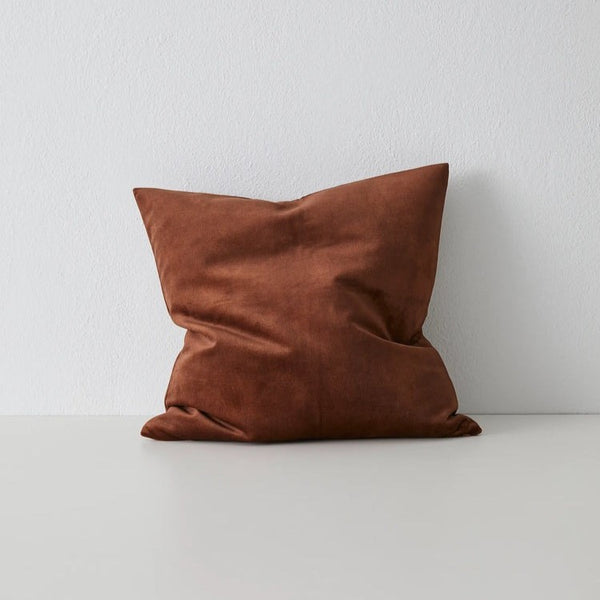 Lovely Cinnamon Velvet Cushion