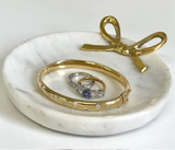 Marble Dish with Bow Detail