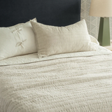 Misaka Oatmeal Pillowsham Pair