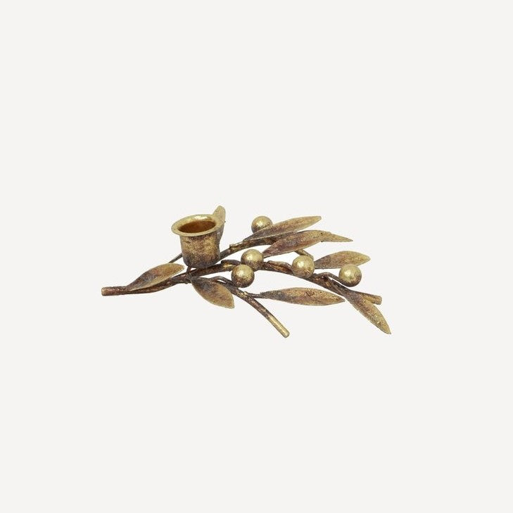 Mistletoe Iron Candleholder Small