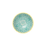 Nibble Bowl Yellow Green Geometric