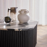 Noir Marble & Black Oak Coffee Table