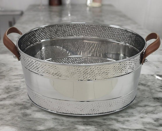 Oval Hammered Party Bucket