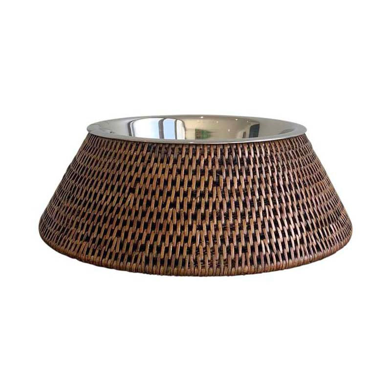 Rattan Pet Water/Food bowl