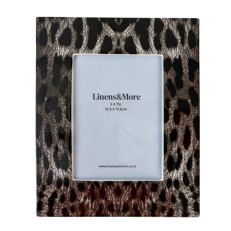 Photo Frame with Leopard Spots 5x7