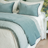 Plissado Duck Egg Comforter 240 x 150cm