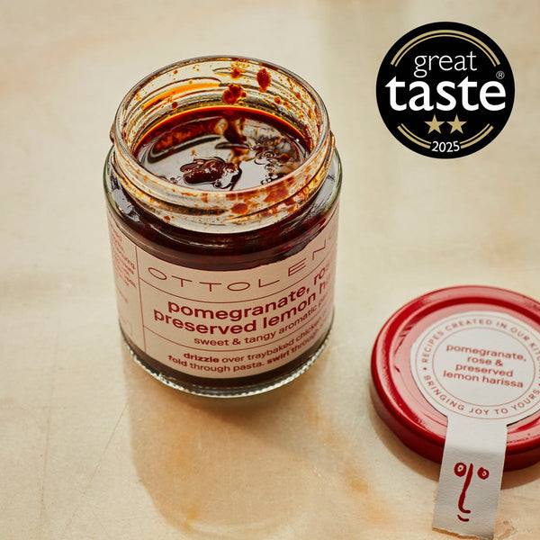 Ottolenghi Pomegranate, Rose & Preserved Lemon Harissa