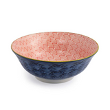 Ramen Bowl Blue Red Arc